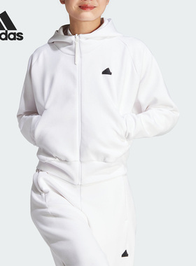 Adidas/阿迪达斯秋季新款女子宽松全开襟夹克外套IN5133