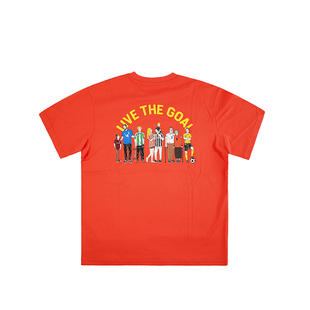 Kappa卡帕短袖男女同款夏季圆领印花时尚宽松休闲T恤K0BW2TD30