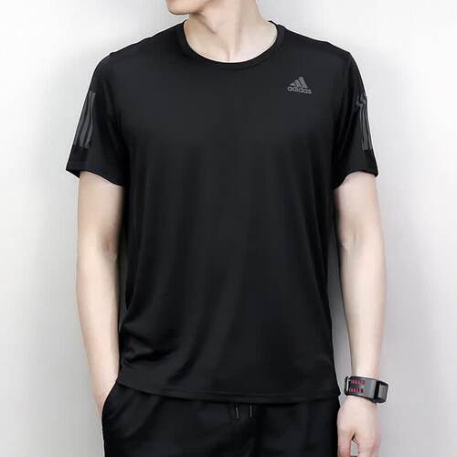 阿迪达斯（adidas）男子运动训练休闲舒适透气短袖T恤CG2190