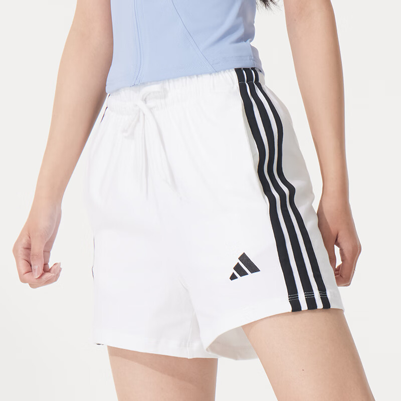 阿迪达斯adidas女子夏季透气跑步训练健身休闲运动短裤JD0910