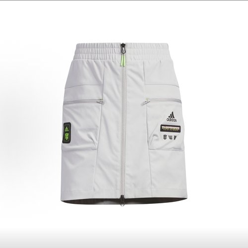 阿迪达斯adidas Transformers Skirt纯色多口袋工装短裙IK3481