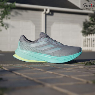 阿迪达斯adidas跑步鞋女鞋领航系列轻缓震回弹体测运动鞋 JQ7691