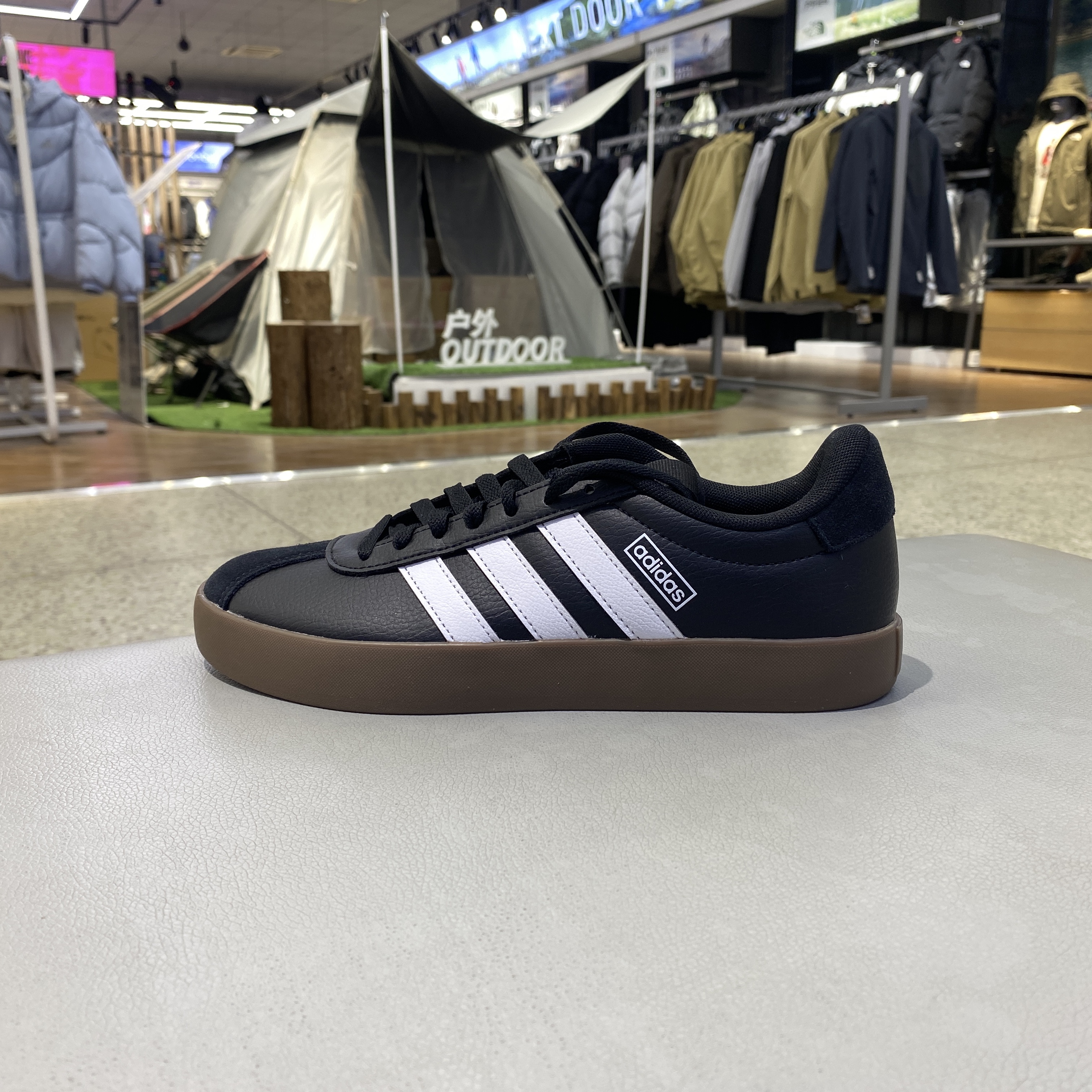 ADIDAS阿迪达斯女鞋VLCOURT德训鞋T头鞋复古百搭运动休闲鞋ID8796