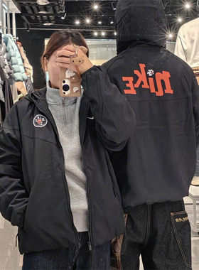 耐克 NIKESportswear黑色时尚百搭休闲长袖夹克外套 IO7921-010