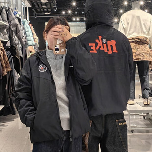 耐克 NIKESportswear黑色时尚百搭休闲长袖夹克外套 IO7921-010