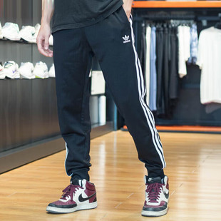阿迪达斯（adidas）男裤休闲运动裤收口束脚三条纹时尚复古IL2488