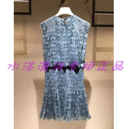 1C2O314吊牌5890元D高地素专柜正品2020夏女士无袖连衣裙