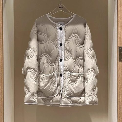 3J4K323吊牌2195小地素dzzit专柜正品2025冬一波女士新款羽绒服