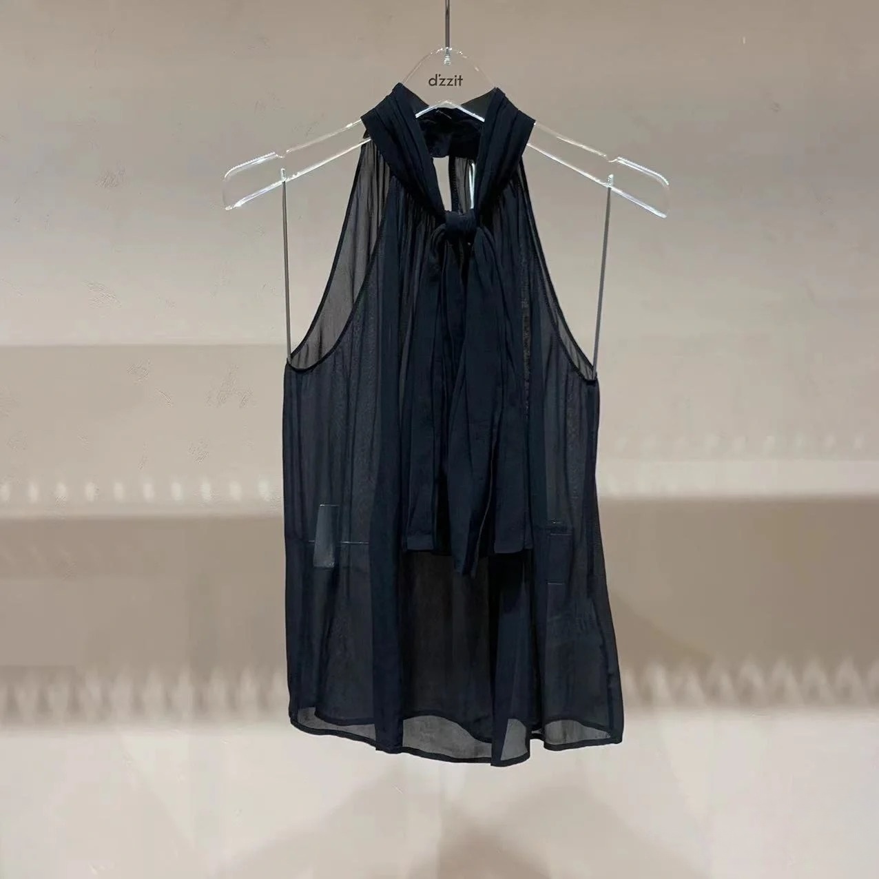 3I1D202吊牌835小地素dzzit专柜正品2024春女士无袖小上衣火