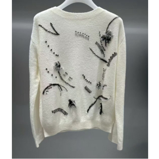 2J4E447吊牌1999大地素DAZZLE专柜正品 上衣 2025冬女毛织长袖