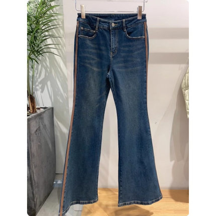 3J3R604吊牌1090小地素dzzit专柜正品2025秋六波女士牛仔裤