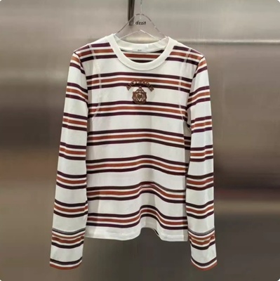 3J3B503吊牌895小地素dzzit专柜正品2025秋四波女士条纹T恤