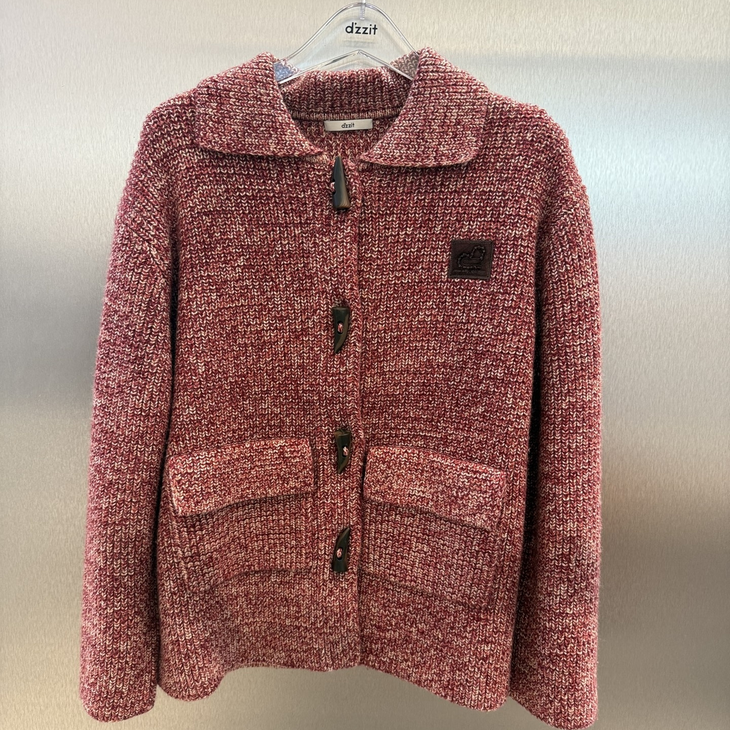 3J4E561吊牌1695小地素dzzit专柜正品2025冬六波女士长袖针织衫