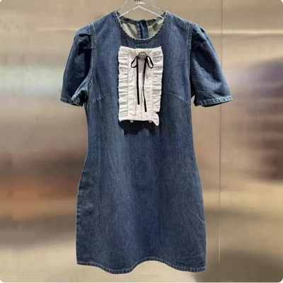 3J3RE02吊牌1390小地素dzzit专柜正品2025秋一波女士洋装