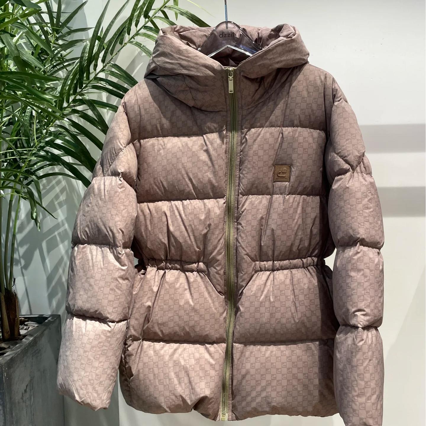 3I4K327吊牌2990小地素dzzit专柜正品2024冬女士中长羽绒火