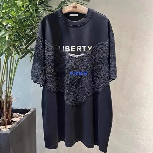 3I2O410吊牌1290小地素dzzit专柜正品2024夏女士蕾丝拼接连衣裙火