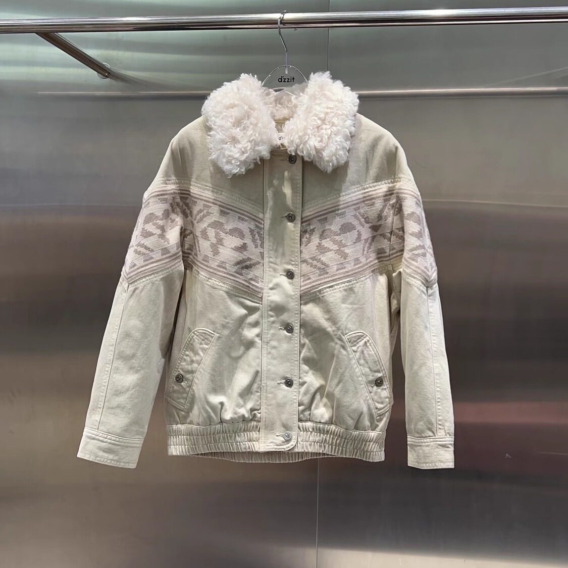 3J4RB08吊牌2795小地素dzzit专柜正品2025冬四波女休闲牛仔棉服