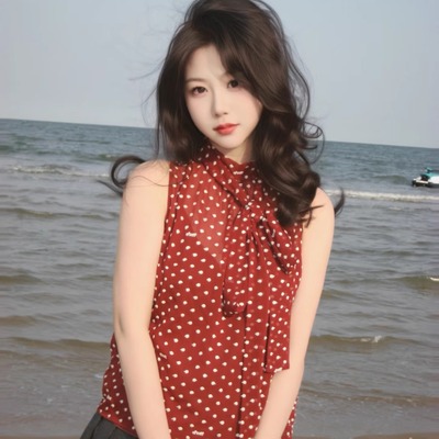 3J2D212吊牌965小地素dzzit专柜正品2025夏女深红色无袖小上衣