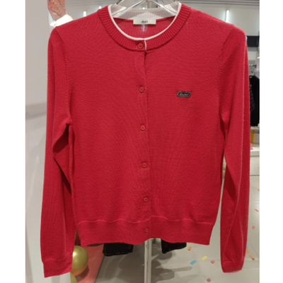 3J1E501吊牌1190小地素dzzit专柜正品2025春女士毛织开衫