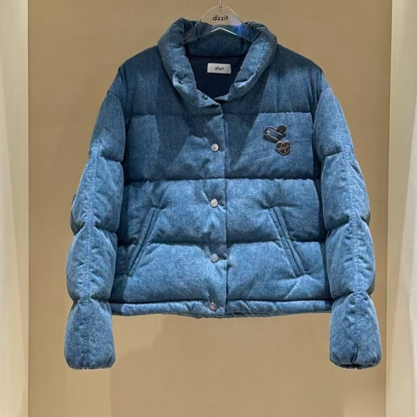 3J4K206吊牌2695小地素dzzit专柜正品2025冬四波女士短羽绒服