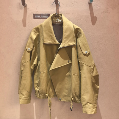 3J3F606吊牌2390小地素dzzit专柜正品2025秋五波女休闲翻领外套