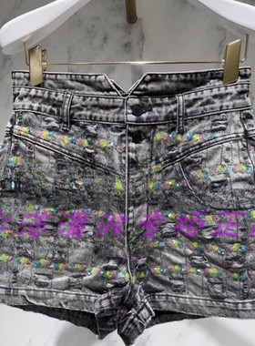 1C3R101吊牌2190元D高地素专柜正品2020秋女士牛仔短裤