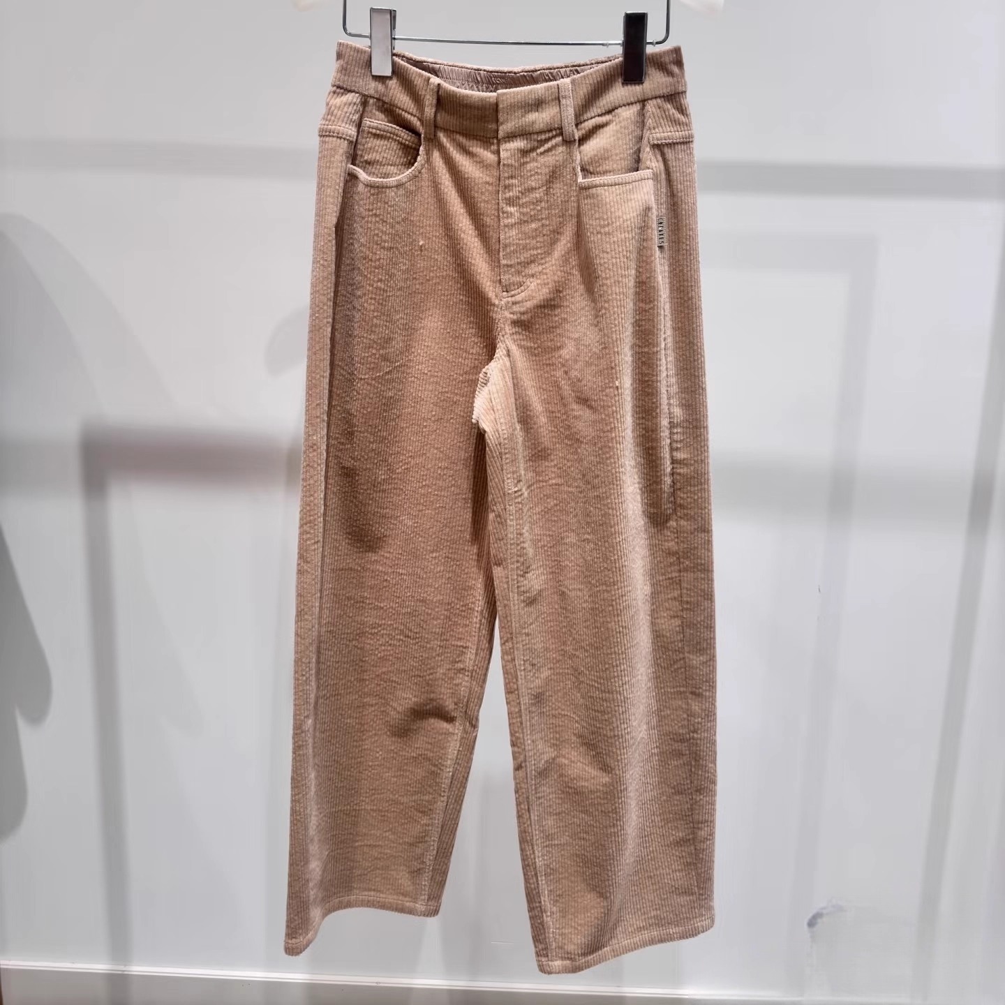 3I4Q402吊牌1599小地素dzzit专柜正品2024冬复古灯芯绒长裤