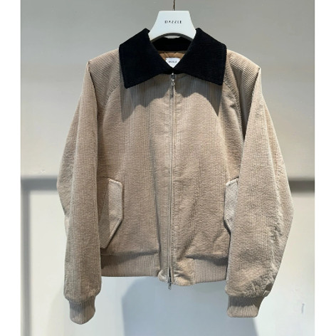 2I4H219吊牌2699大地素DAZZLE专柜正品2024冬羊毛棉灯芯绒棉服火