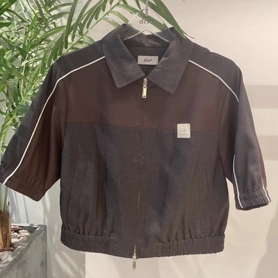 3J3F416吊牌1390小地素dzzit专柜正品2025秋一波女士短外套
