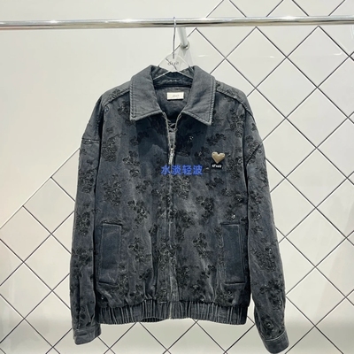 3I4RB15吊牌2790小地素dzzit专柜正品2024冬女士牛仔绣花棉服火