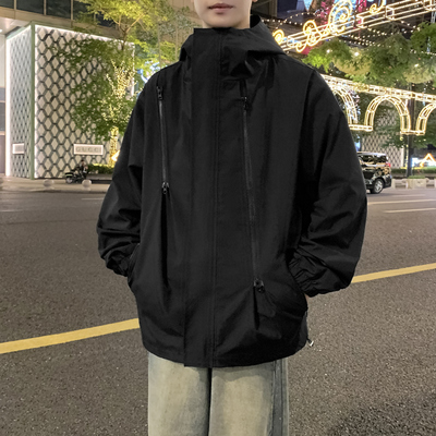 冲锋衣男款外套男生春季夹克男装