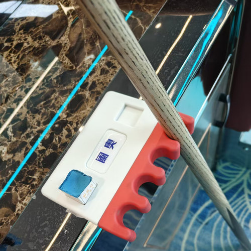台球茶几柜靠杆器自带背胶固定杆架器球房打球临时放杆器硅胶架杆