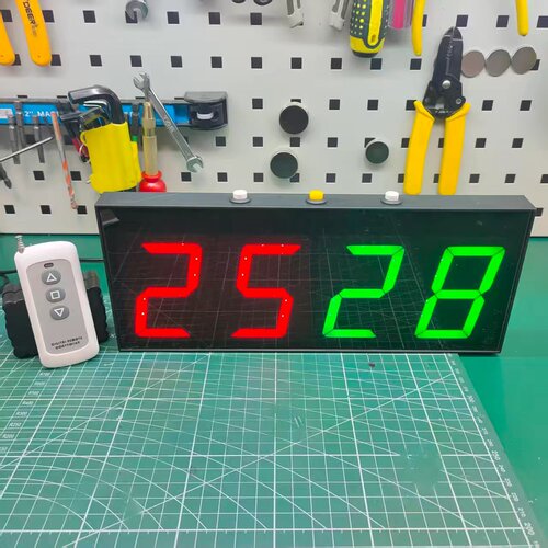 球房台球电子计分器台球比赛计数器无线充电比分翻分牌插电记分牌