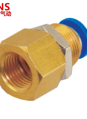 神驰气动SNS穿板内螺纹快插接头SPMF4 6 8 10 12-M5 01 02 03 04