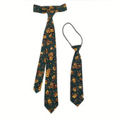 HOW卡通磨毛碎花棉布衬衣小领带短款 包邮 买二送一 同色系长领带