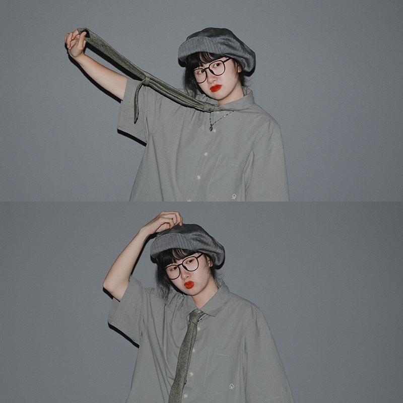 how羊毛纯色窄版手男女百搭领带