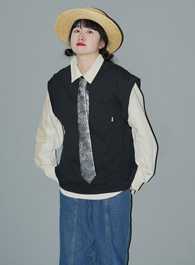 HOW波点格子男士休闲商务正装绿色棕红水墨高品质涤纶丝领带