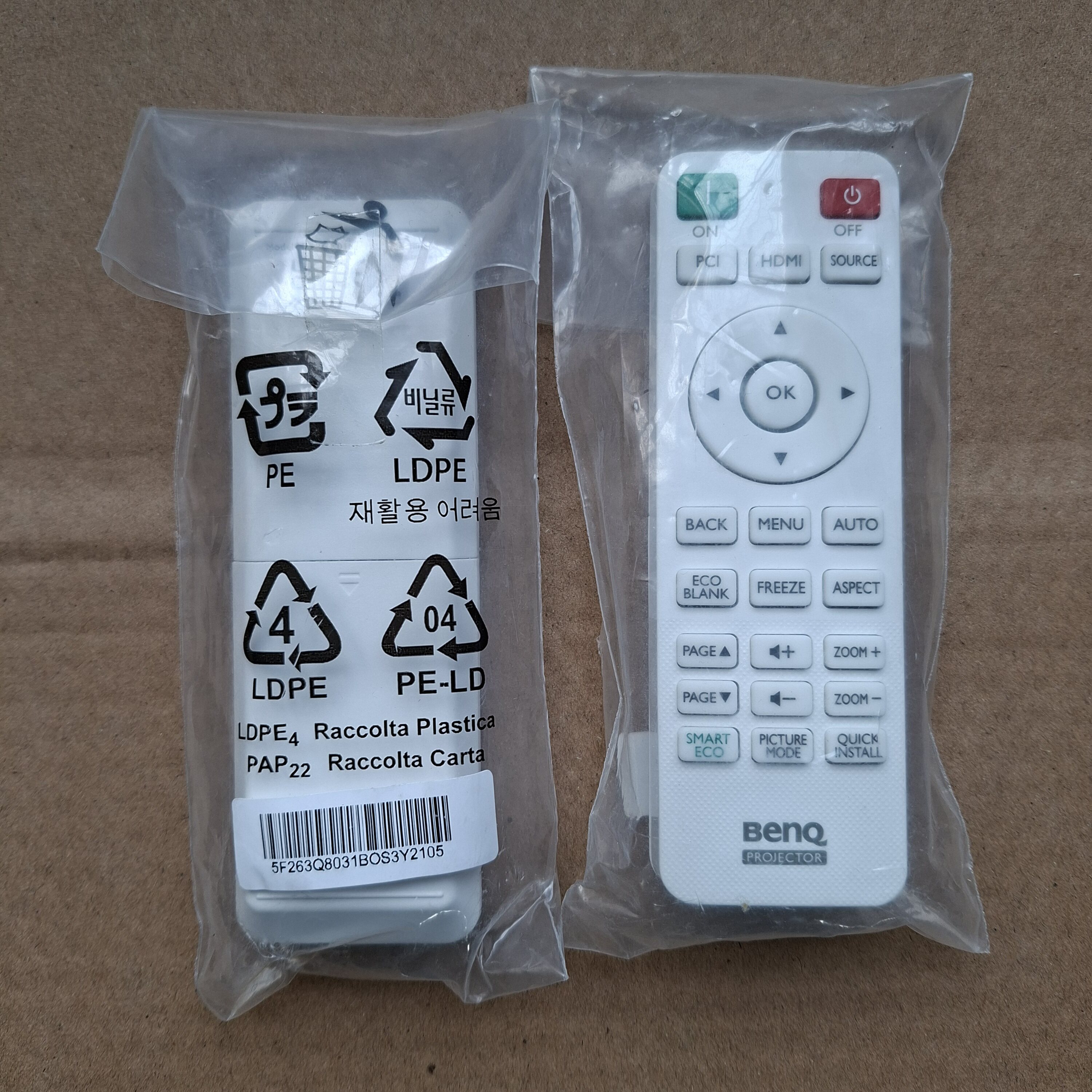 原装正品BENQ明基投影机遥控器 RCX014 MW612 MX604 MX611