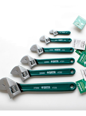 世达沾塑欧式活动扳手47248/47249/47250/47251/47252/47253/254