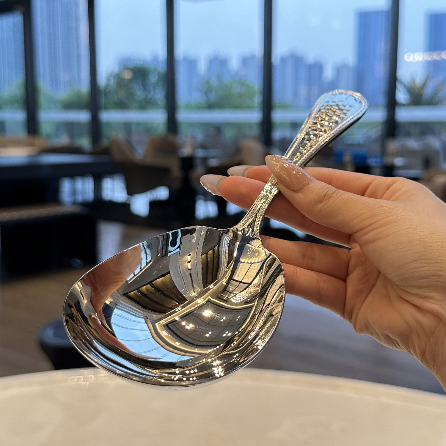 【大头分汤勺】出德国 316不锈钢大号盛汤勺粥勺分餐分菜火锅勺子,餐饮具,西餐勺,淘宝优惠券,粉丝福利购,淘宝优惠卷