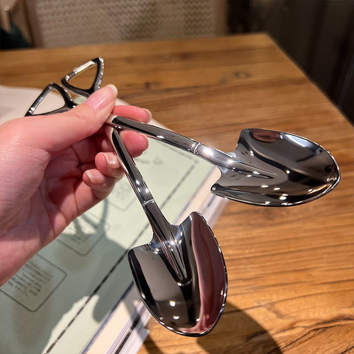 【出德国】[18/10不锈钢]【贵族体验】咖啡方尖西瓜铁锹铲工兵勺