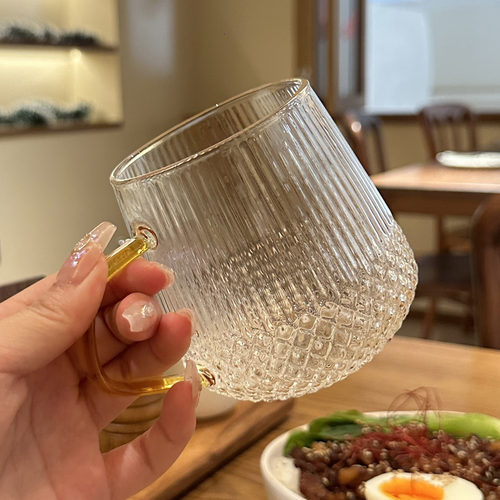 耐热高硼硅玻璃喝水杯泡茶杯