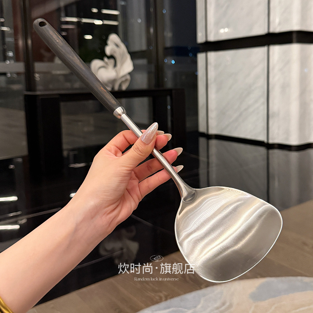 【老板娘自用】316L不锈钢黑彩木锅铲汤勺炒勺大漏勺炒菜铲子笊篱,厨房/烹饪用具,锅铲,淘宝优惠券,粉丝福利购,淘宝优惠卷