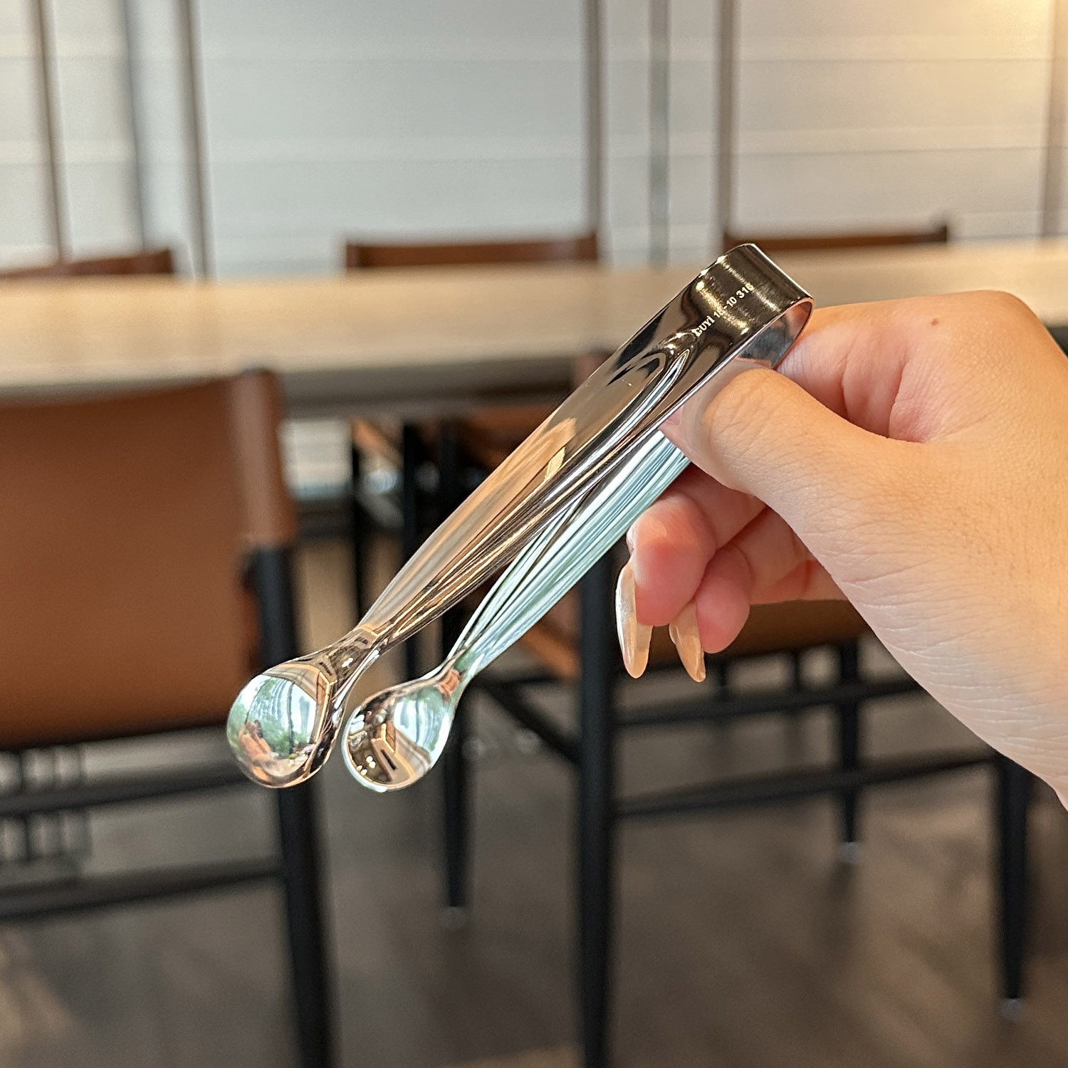 【老板娘自用漂亮】18/10不锈钢冰夹冰块夹子小号糖夹食品镊子,餐饮具,冰夹,淘宝优惠券,粉丝福利购,淘宝优惠卷