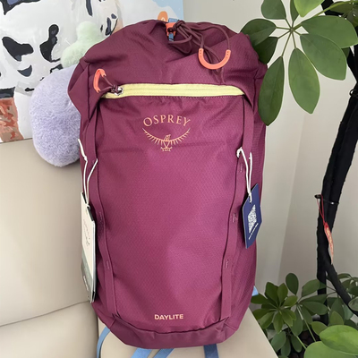 小鹰日光15L酒红色户外双肩包