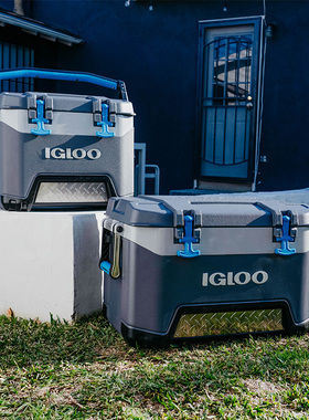 igloo保温箱户外冷藏箱冰块保冷车载露营冰箱冰桶商用摆摊保鲜箱