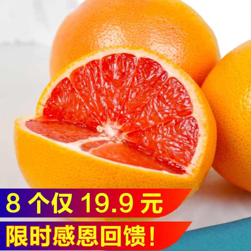 南非紅心西柚 葡萄柚8個 新鮮水果包郵
