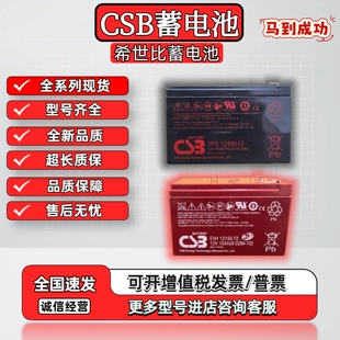 9AHA内置UPS电池 希世比CSB蓄电池GP1272F2HR1234WUPS1246012V7.2