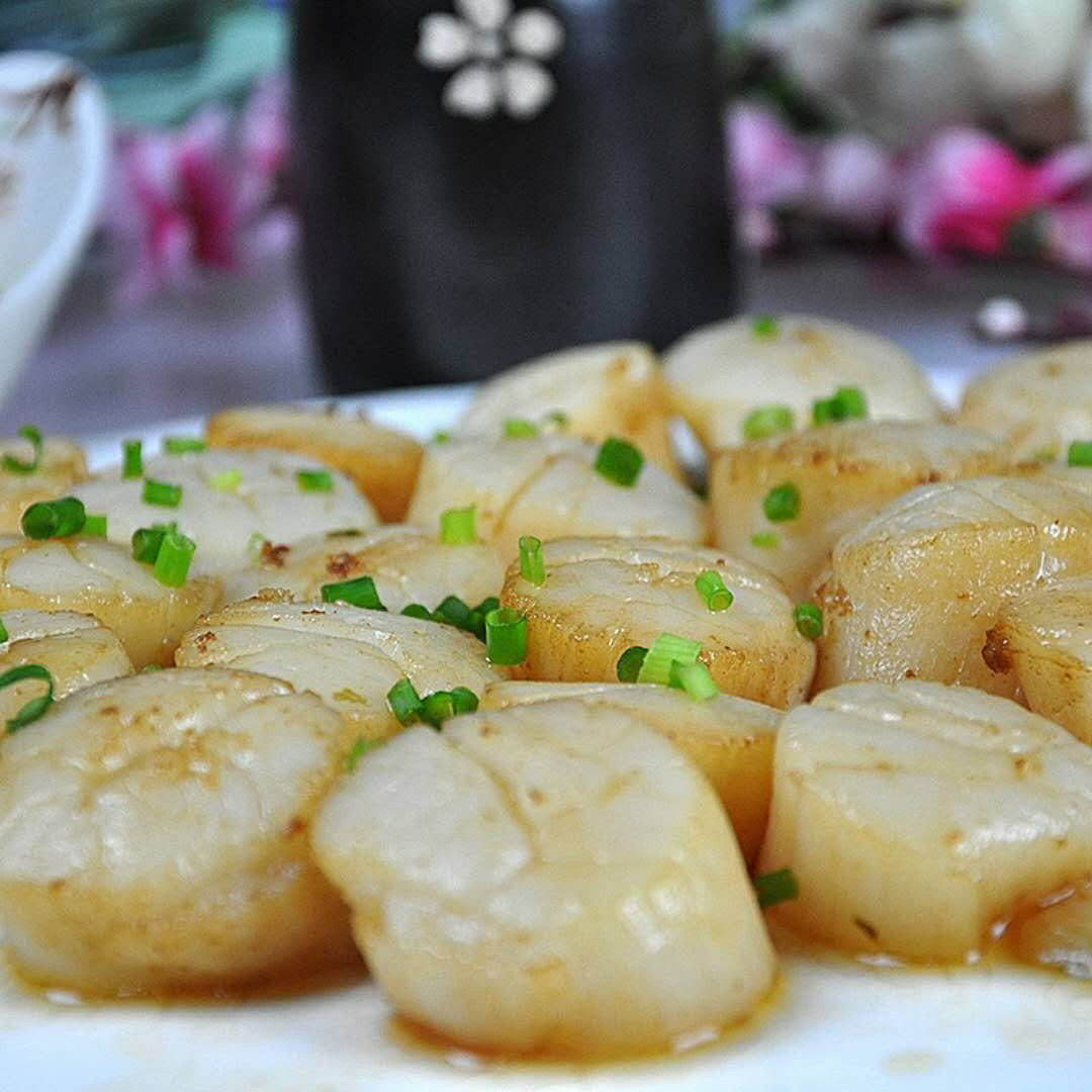 Frozen scallops, scallops, super large dried scallops, quick-frozen synthetic scallops, large scallops, meat, seafood and Australian scallops 500g per pack thumbnail 4