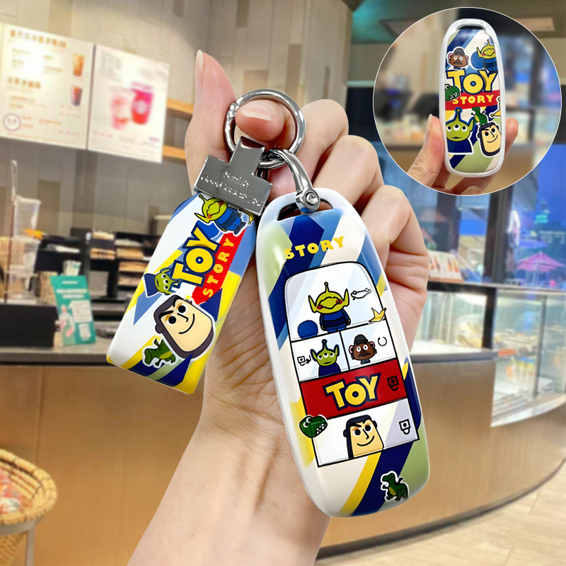 适用埃安y钥匙套plus埃安s魅580埃安v专用2023款卡通可爱传祺扣壳